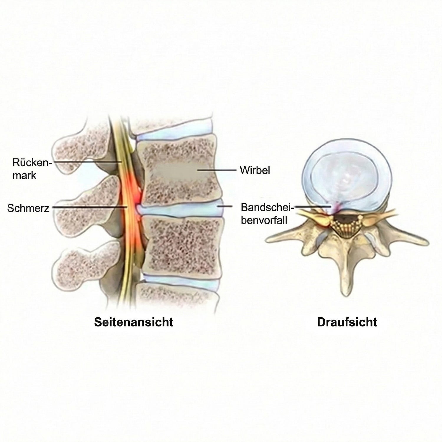 Anatomie der Halswirbelsäule: Wirbel, Bandscheibe und Nervenkompression